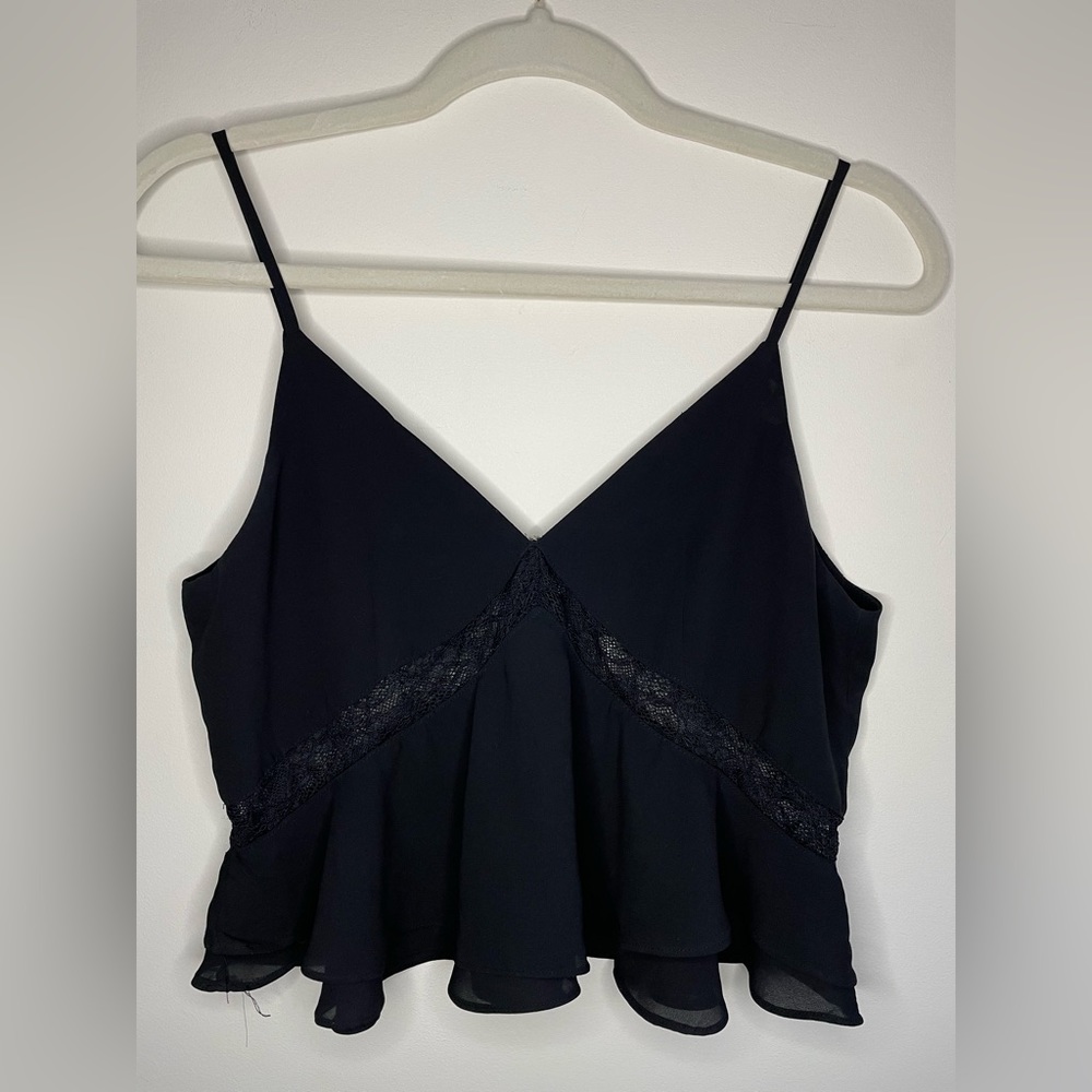 Black Vera and Lucy Top - Size s - Lace, Flattering, tank top, comfortable